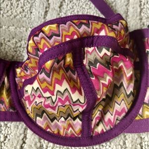 NWT Missoni Mesh Chevron Balconette Bra